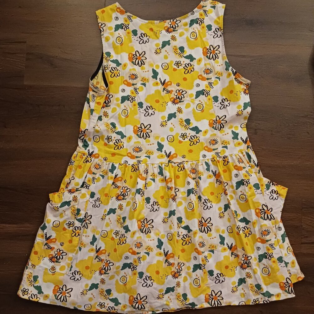 RARE NOOWORKS VITTORIA DAISY PRINT BIG POCKET DRESS GUC XL - Picture 6 of 6